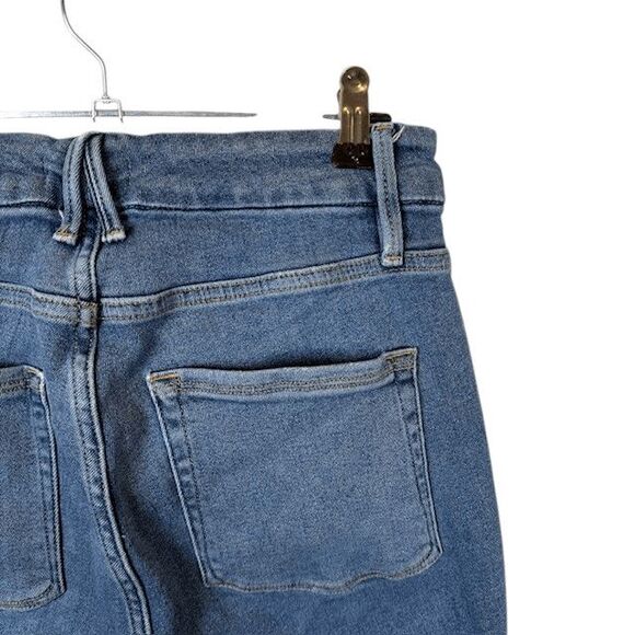 Good American Good Legs Skinny Jeans Raw Hem Size  6 / 28 - Picture 5 of 14